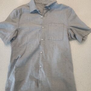 Lululemon Athletica Gray Casual Button Down Shirt